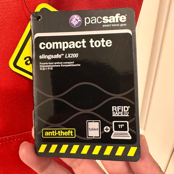 *BNWT* Pacsafe Anti-theft Tote - Picture 4 of 10